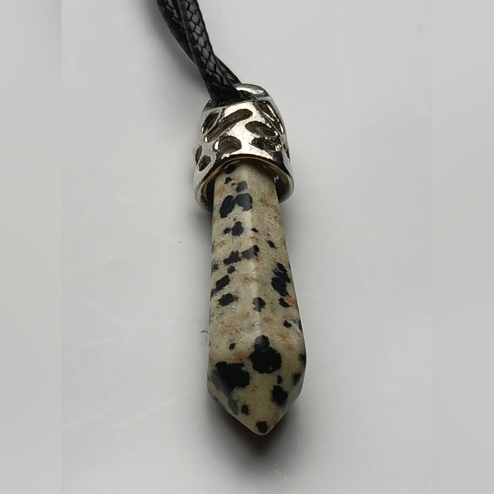 Dalmatian Jasper Pendant Necklace